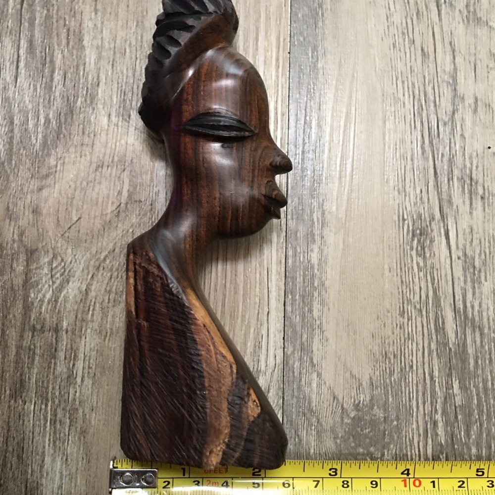 Ironwood African Woman Statue